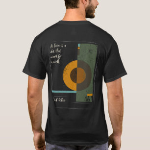 ポールクレアーチスト教育感動的引用文 Tシャツ