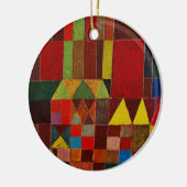 ポールクレキャッスルアンドサン セラミックオーナメント (左)