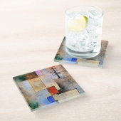 ポールクレスモールファイア写真 ガラスコースター (アングル)