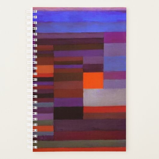 ポールクレファイアーインザ夕べ抽象芸術ファインアート プランナー手帳 (正面)