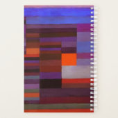 ポールクレファイアーインザ夕べ抽象芸術ファインアート プランナー手帳 (裏面)