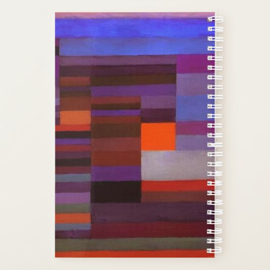 ポールクレファイアーインザ夕べ抽象芸術ファインアート プランナー手帳 (裏面)