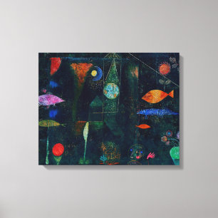 ポールクレフィッシュ魔法抽象芸術絵画のグラフィックアート キャンバスプリント