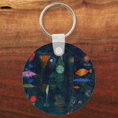 ポールクレフィッシュ魔法抽象芸術絵画のグラフィックアート キーホルダー (正面)