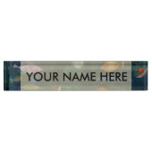 ポールクレフィッシュ魔法抽象芸術絵画のグラフィックアート デスクネームプレート (正面)