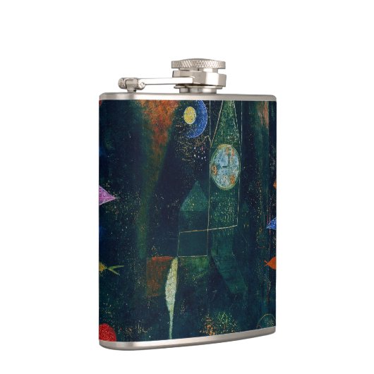 ポールクレフィッシュ魔法抽象芸術絵画のグラフィックアート フラスク (右)