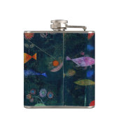 ポールクレフィッシュ魔法抽象芸術絵画のグラフィックアート フラスク (裏面)