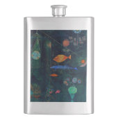 ポールクレフィッシュ魔法抽象芸術絵画のグラフィックアート フラスク (正面)