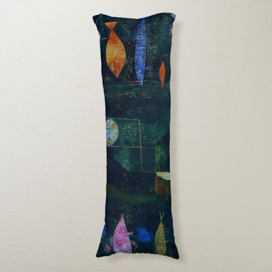 ポールクレフィッシュ魔法抽象芸術絵画のグラフィックアート ボディピロー (正面縦)