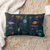 ポールクレフィッシュ魔法抽象芸術絵画のグラフィックアート ランバークッション (ブランケット)