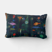 ポールクレフィッシュ魔法抽象芸術絵画のグラフィックアート ランバークッション (裏面)