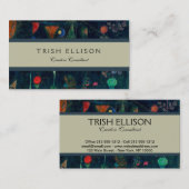 ポールクレフィッシュ魔法抽象芸術絵画のグラフィックアート 名刺 (正面/裏面)