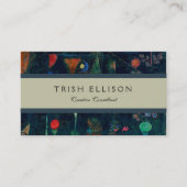 ポールクレフィッシュ魔法抽象芸術絵画のグラフィックアート 名刺 (正面)