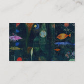 ポールクレフィッシュ魔法抽象芸術絵画のグラフィックアート 名刺 (裏面)