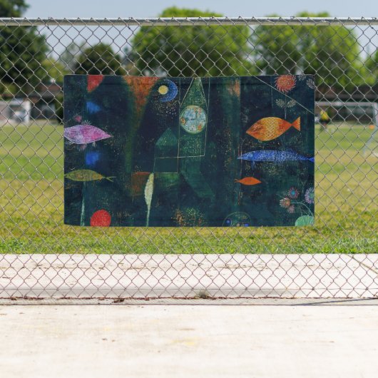 ポールクレフィッシュ魔法抽象芸術絵画のグラフィックアート 横断幕 (インサイチュ)