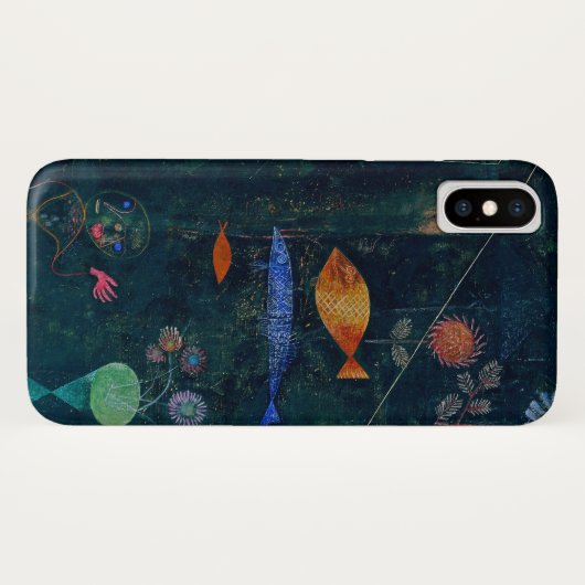 ポールクレフィッシュ魔法抽象芸術絵画のグラフィックアート Case-Mate iPhoneケース (裏面(横))