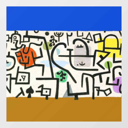 ポールクレリッチハーバー抽象芸術表現主義 ウィンドウサイン (シート)