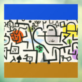 ポールクレリッチハーバー抽象芸術表現主義 ウィンドウサイン (シート3)