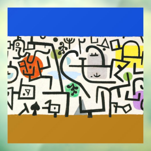 ポールクレリッチハーバー抽象芸術表現主義 ウィンドウサイン (シート3)