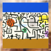 ポールクレリッチハーバー抽象芸術表現主義 ウィンドウサイン (シート2)