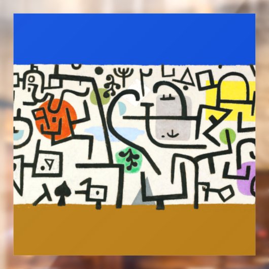 ポールクレリッチハーバー抽象芸術表現主義 ウィンドウサイン (シート2)