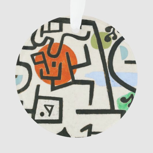 ポールクレリッチハーバー抽象芸術表現主義 オーナメント (正面)