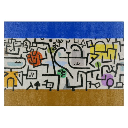 ポールクレリッチハーバー抽象芸術表現主義 カッティングボード (正面)