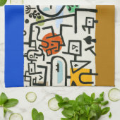 ポールクレリッチハーバー抽象芸術表現主義 キッチンタオル (折り畳み)