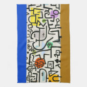 ポールクレリッチハーバー抽象芸術表現主義 キッチンタオル (縦)