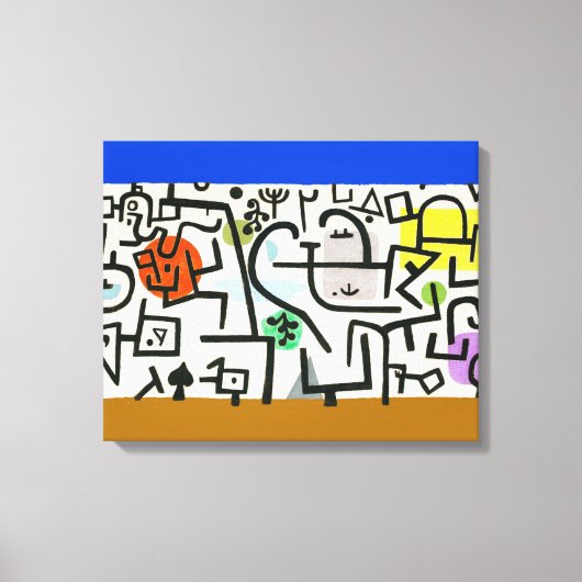 ポールクレリッチハーバー抽象芸術表現主義 キャンバスプリント (正面)