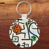 ポールクレリッチハーバー抽象芸術表現主義 キーホルダー (正面)