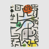 ポールクレリッチハーバー抽象芸術表現主義 ゴルフタオル (正面)