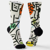 ポールクレリッチハーバー抽象芸術表現主義 ソックス (傾斜あり)