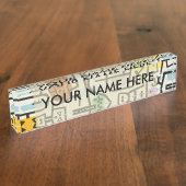 ポールクレリッチハーバー抽象芸術表現主義 デスクネームプレート (側面)