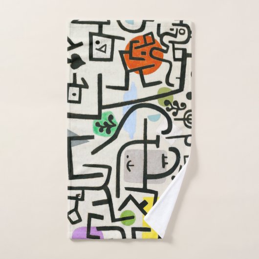 ポールクレリッチハーバー抽象芸術表現主義 バスタオルセット (ハンドタオル)