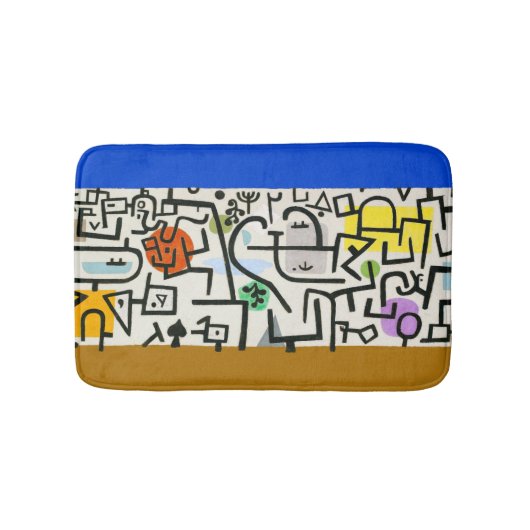 ポールクレリッチハーバー抽象芸術表現主義 バスマット (正面)