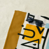 ポールクレリッチハーバー抽象芸術表現主義 ビーチタオル (インサイチュ)