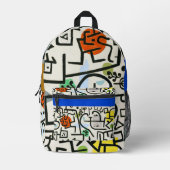 ポールクレリッチハーバー抽象芸術表現主義 プリントバックパック (正面)