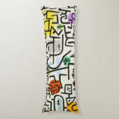 ポールクレリッチハーバー抽象芸術表現主義 ボディピロー (正面縦)