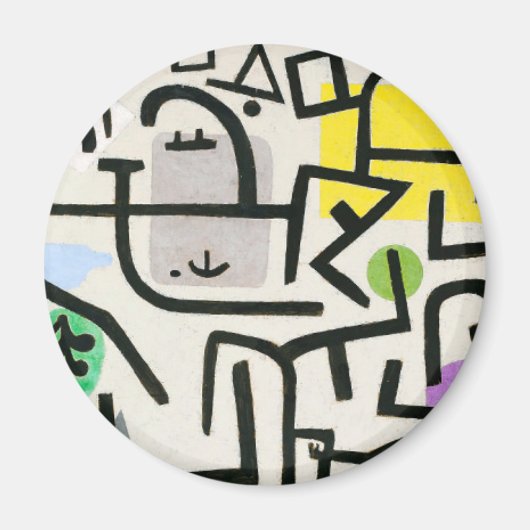 ポールクレリッチハーバー抽象芸術表現主義 マグネット (正面)