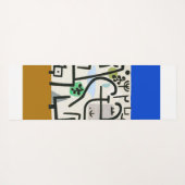 ポールクレリッチハーバー抽象芸術表現主義 ヨガマット (裏面(横))