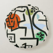 ポールクレリッチハーバー抽象芸術表現主義 ラウンドクッション (裏面)