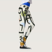 ポールクレリッチハーバー抽象芸術表現主義 レギンス (右)