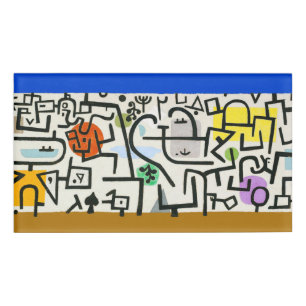 ポールクレリッチハーバー抽象芸術表現主義 名札