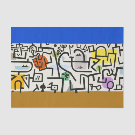 ポールクレリッチハーバー抽象芸術表現主義 薄葉紙 (正面)