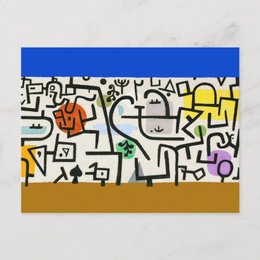 ポールクレリッチポートハーバー抽象芸術旅行 ポストカード (正面)