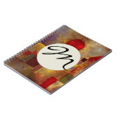 ポールクレレッドバルーンアートプリント抽象芸術 ノートブック (左側)