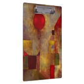 ポールクレレッドバルーン抽象芸術アーカラフルト クリップボード (右)