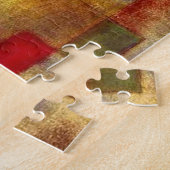 ポールクレレッドバルーン抽象芸術アーカラフルト ジグソーパズル (側面)