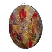 ポールクレレッドバルーン抽象芸術アーカラフルト ダーツボード (正面右)